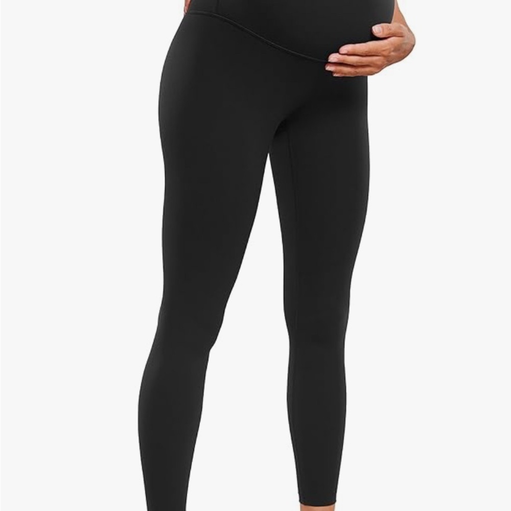 CRZ yoga Black Maternity Leggings